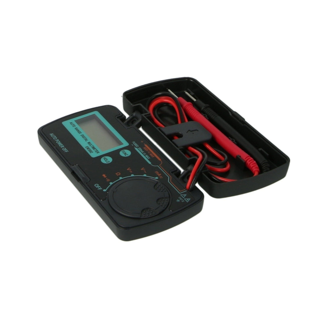 EM3082 Mini Digital Multimeter AC DC Volt AMP OHM LCD Voltmeter Auto Power Off Data Image 5