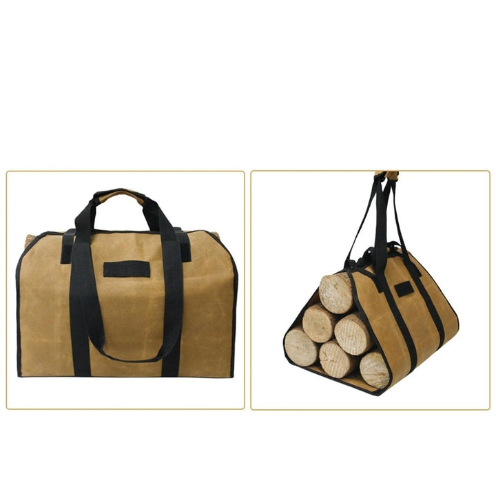 Firewood Log Carrier Large Firewood Bag Image 6