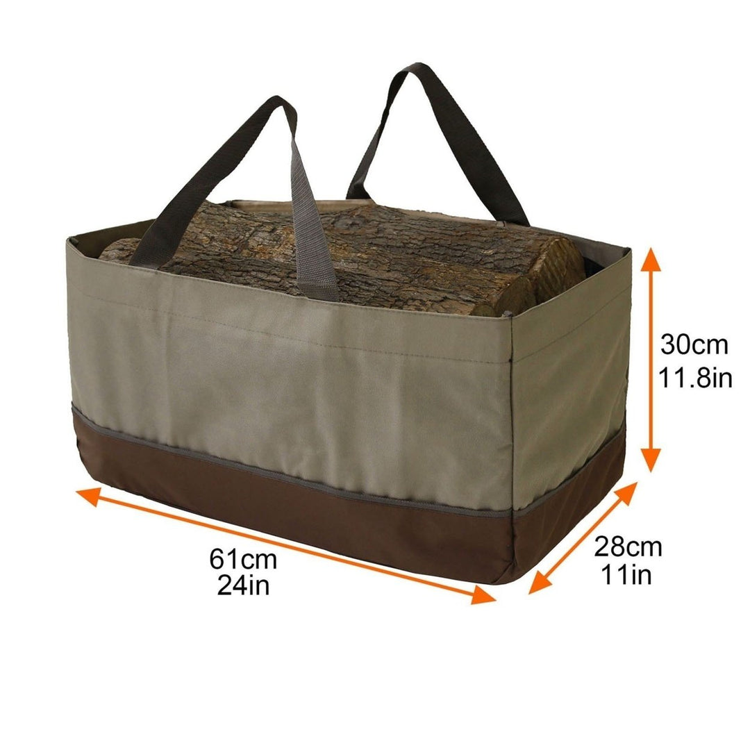 Firewood Log Carrier Large Firewood Bag High Capacity Durable Image 7