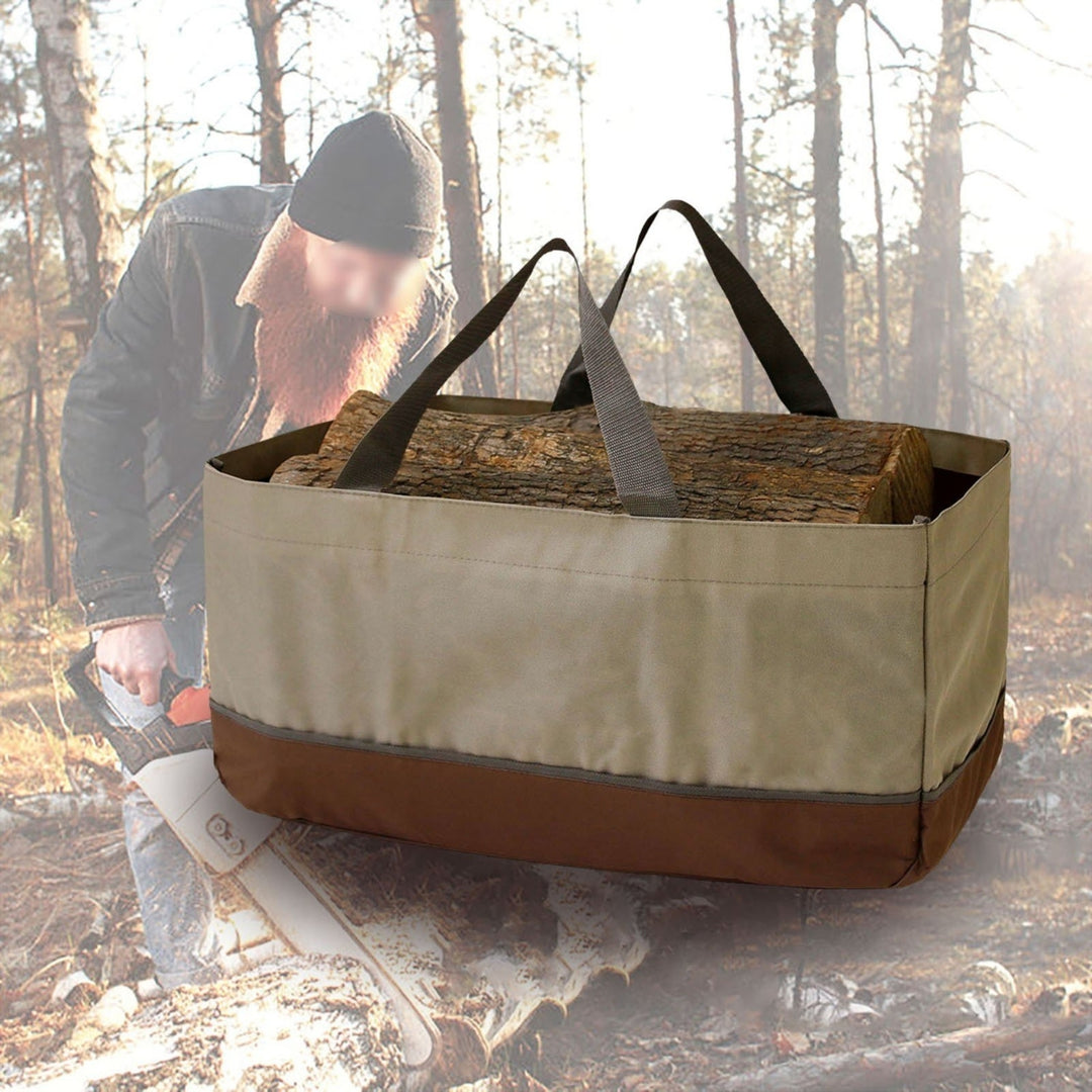 Firewood Log Carrier Large Firewood Bag High Capacity Durable Image 9