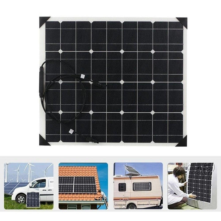 Flexible Monocrystalline Silicon Solar Panels High Conversion Rate Panel System for RV Home use Image 3