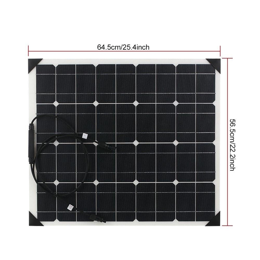 Flexible Monocrystalline Silicon Solar Panels High Conversion Rate Panel System for RV Home use Image 9