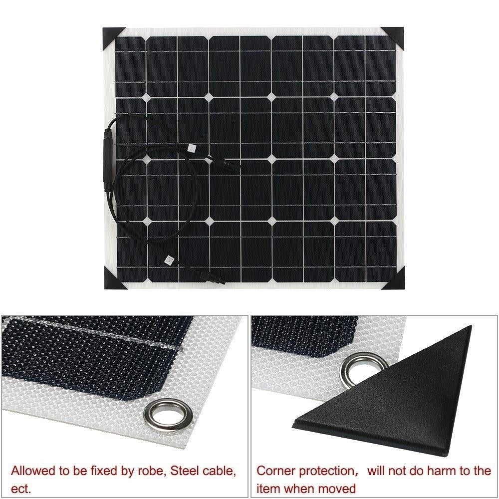 Flexible Monocrystalline Silicon Solar Panels High Conversion Rate Panel System for RV Home use Image 10