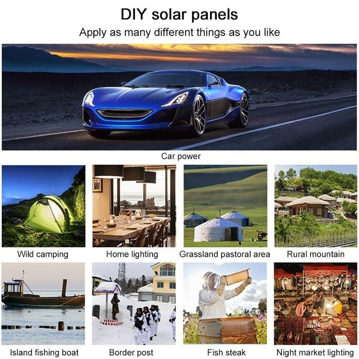 Flexible Monocrystalline Silicon Solar Panels High Conversion Rate Panel System for RV Home use Image 11