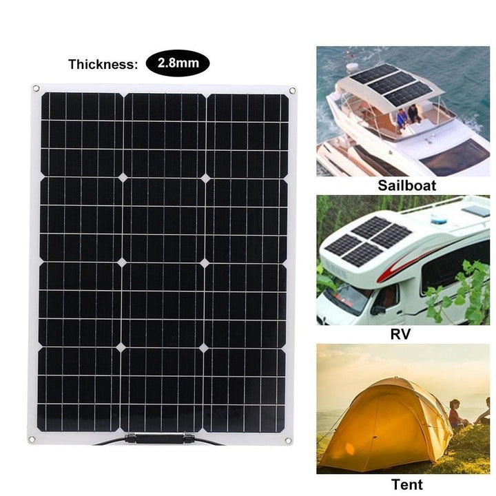 Flexible Monocrystalline Solar Panel 18V 20W Image 10