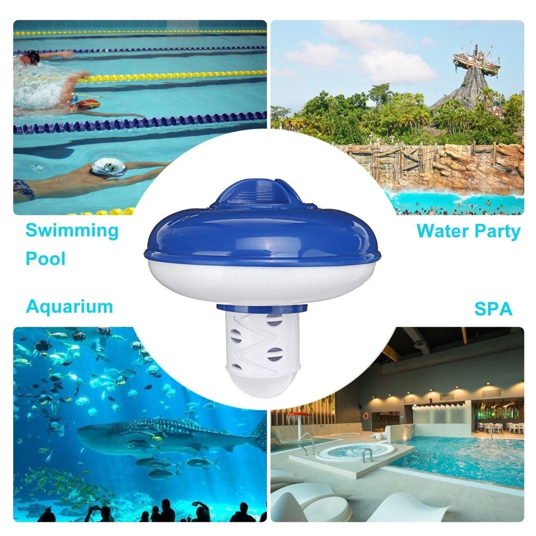 Floating Tablet Spa Chemical Dispenser Pool Chlorine Holder ,Bottom retractable Image 7