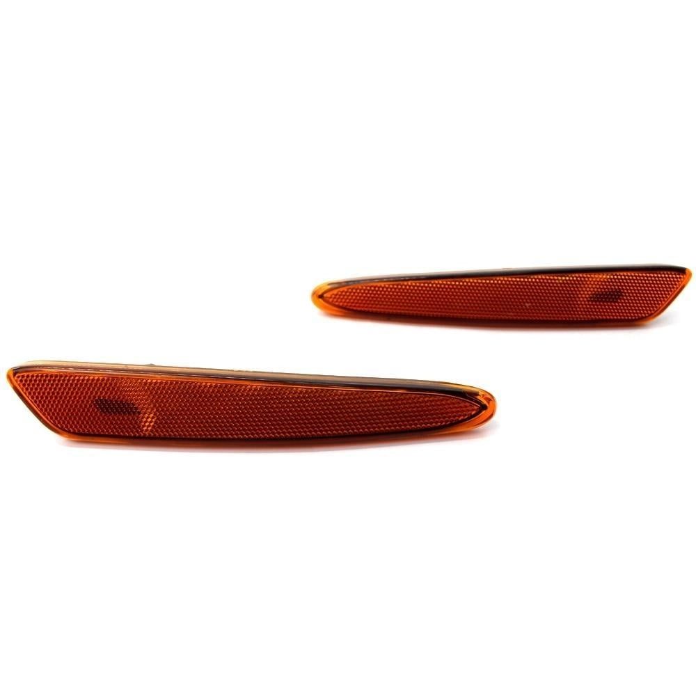 Front Bumper Side Marker Parking Light Lamp Pair Set Fit for Chevrolet Corvette Z06 05-13 Image 5