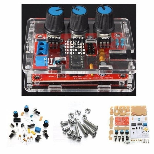 Function Signal Generator DIY Kit Sine Triangle Square Output 1HZ-1MHZ Image 1