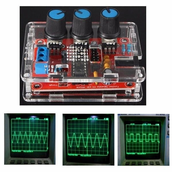 Function Signal Generator DIY Kit Sine Triangle Square Output 1HZ-1MHZ Image 2