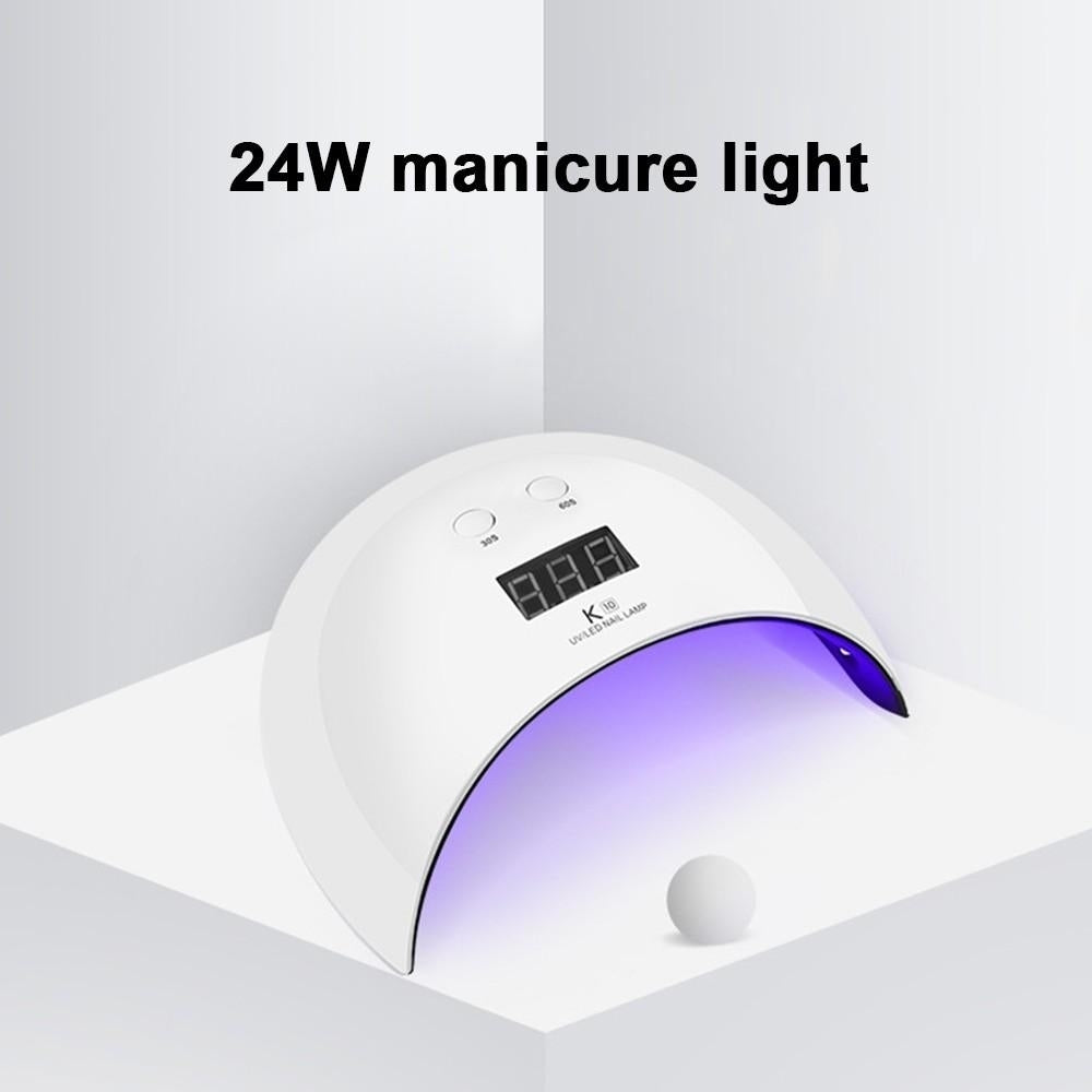 Gel UV LED Nail Lamp 24W UV LED Nail Dryer Curing Lamp Image 6