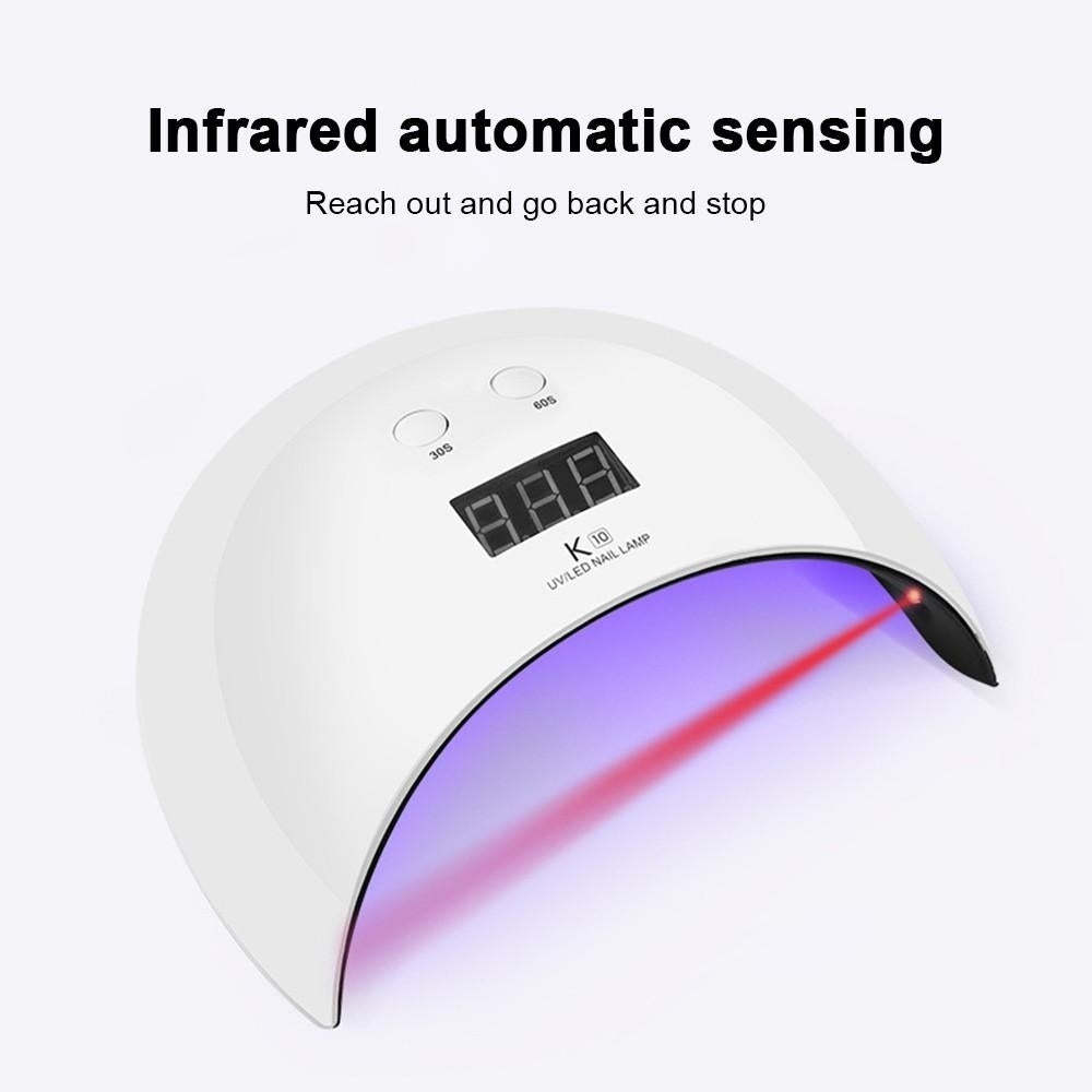 Gel UV LED Nail Lamp 24W UV LED Nail Dryer Curing Lamp Image 9