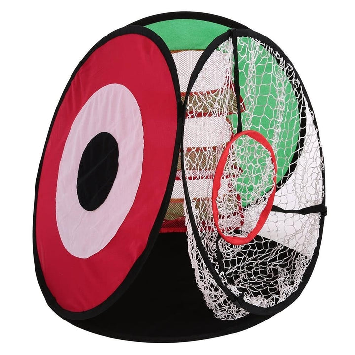 Golf Pop-Up Training Chipping Net Hitting Aid Practice Indoor Outdoor Bag Image 1