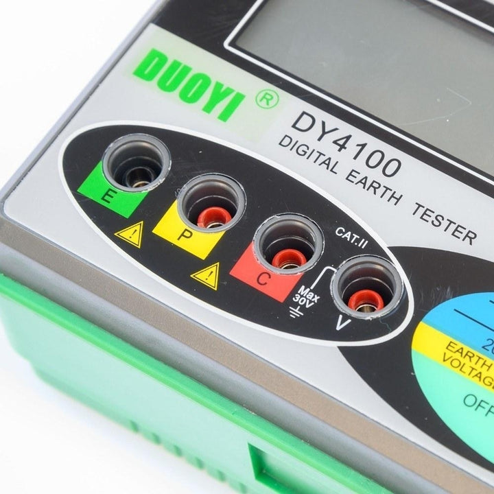 Ground Resistance Tester Digital Meggers Lightnings Protections Grounding Meter Image 3