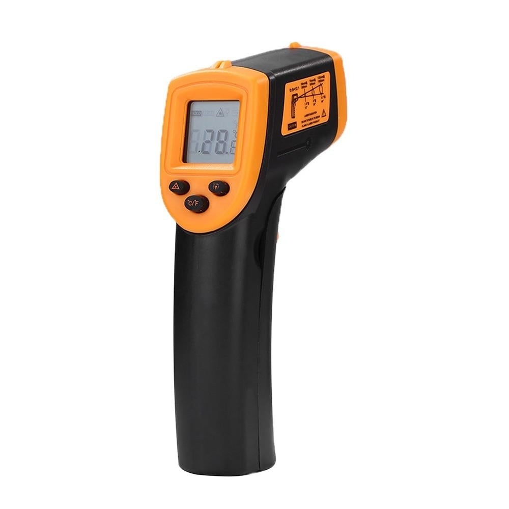 Handheld Non-Contact Infrared Thermometer LCD Display Temperature Meter, Digital IR Industrial Laser Pyrometer Image 1