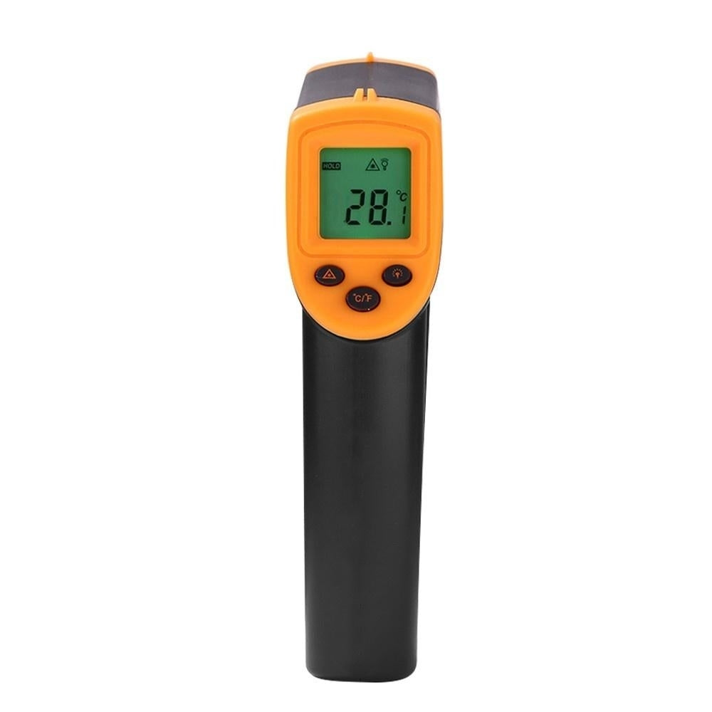 Handheld Non-Contact Infrared Thermometer LCD Display Temperature Meter, Digital IR Industrial Laser Pyrometer Image 2