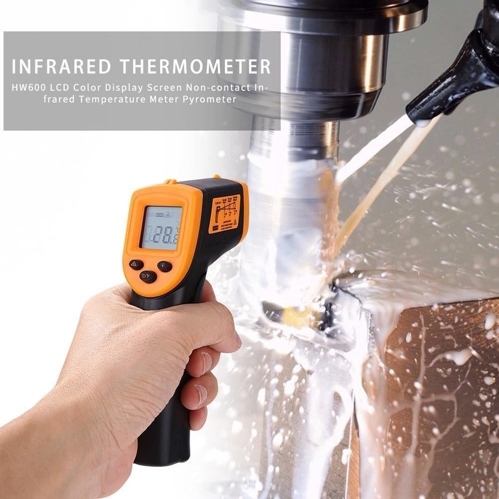 Handheld Non-Contact Infrared Thermometer LCD Display Temperature Meter, Digital IR Industrial Laser Pyrometer Image 8