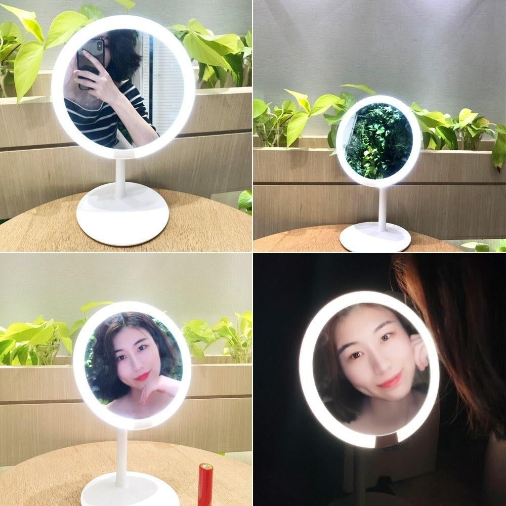 HD Daylight Mirror Professional Vanity Makeup Lamp USB Charging Lights Image 6