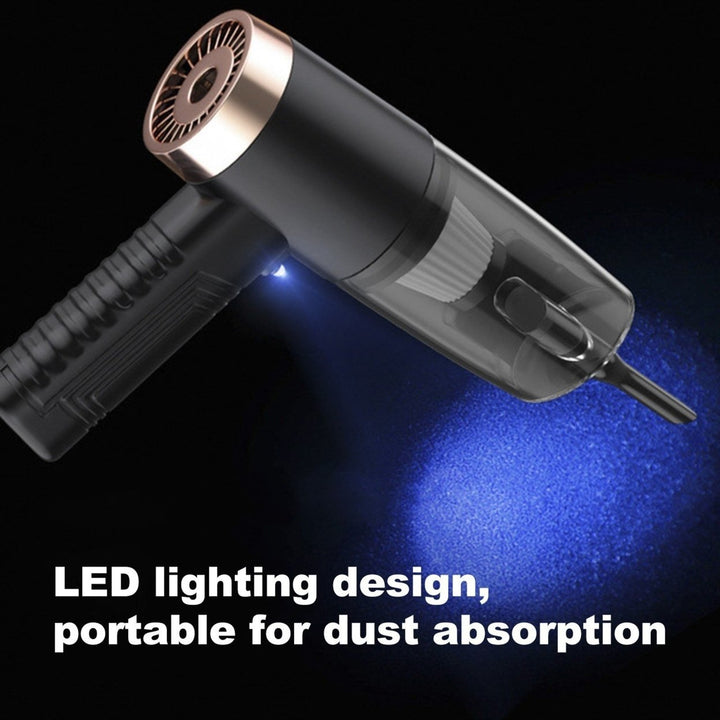 High Power Suction Car Vacuum Cleaner Wet Dry Handheld Built-in Aromatherapy 12V 120W Image 12