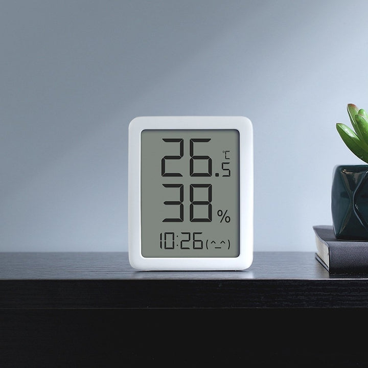 LCD Clock Large Digital Display With Thermometer and Hygrometer Image 4