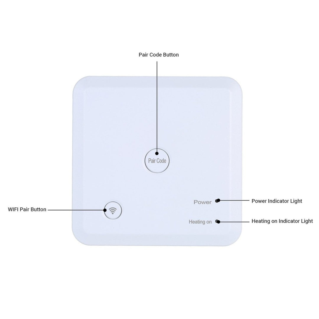 LCD Digital Heating Thermostat Programmable Wall-mounted Furnace Wifi Image 7