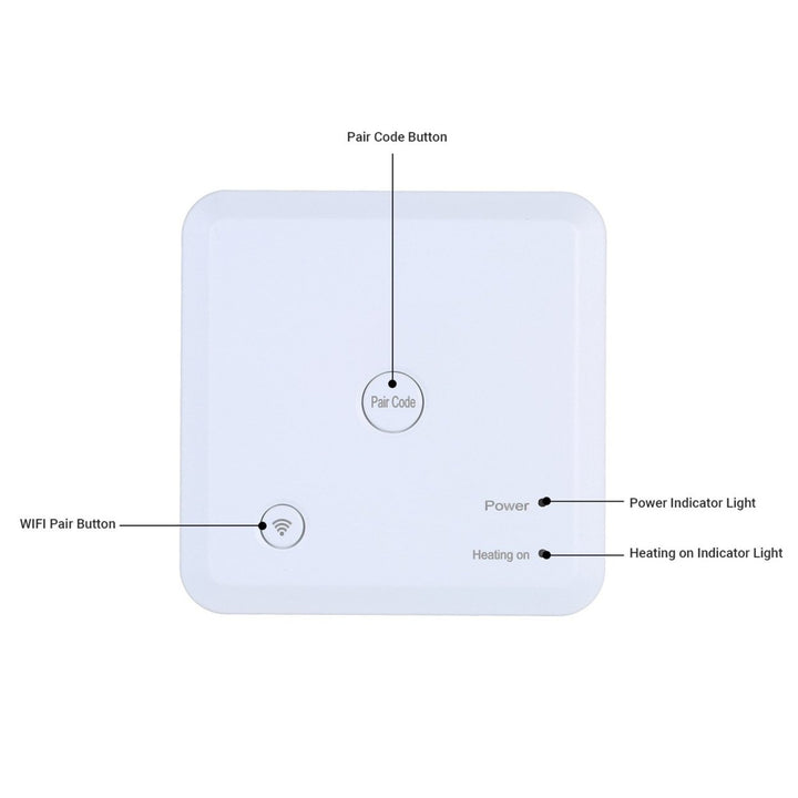 LCD Digital Heating Thermostat Programmable Wall-mounted Furnace Wifi Image 7