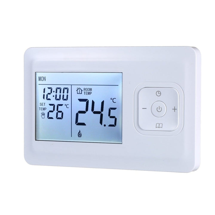 LCD Digital Heating Thermostat Programmable Wall-mounted Furnace Wifi Image 10