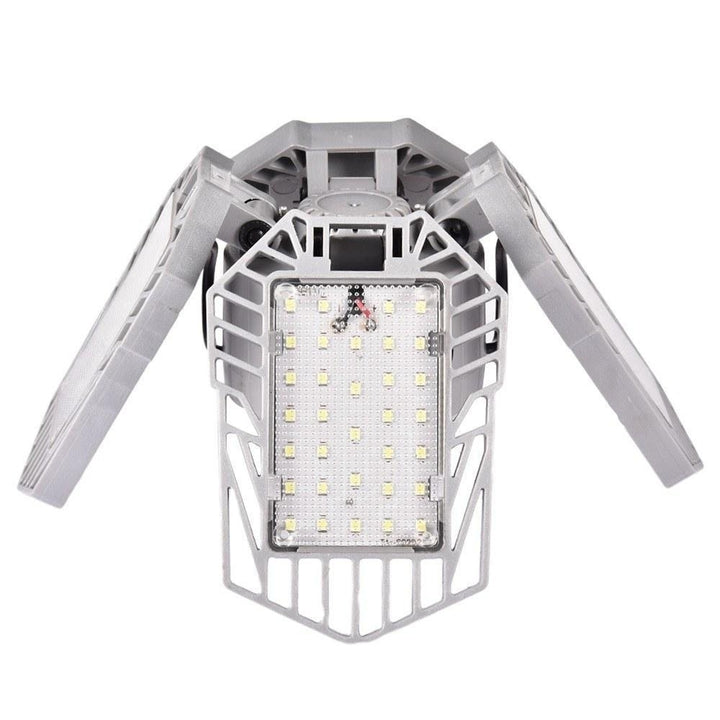 LED Garage Light Foldable Deformable Ceiling Lamp with 4 Adjustable Panels 60W Image 3