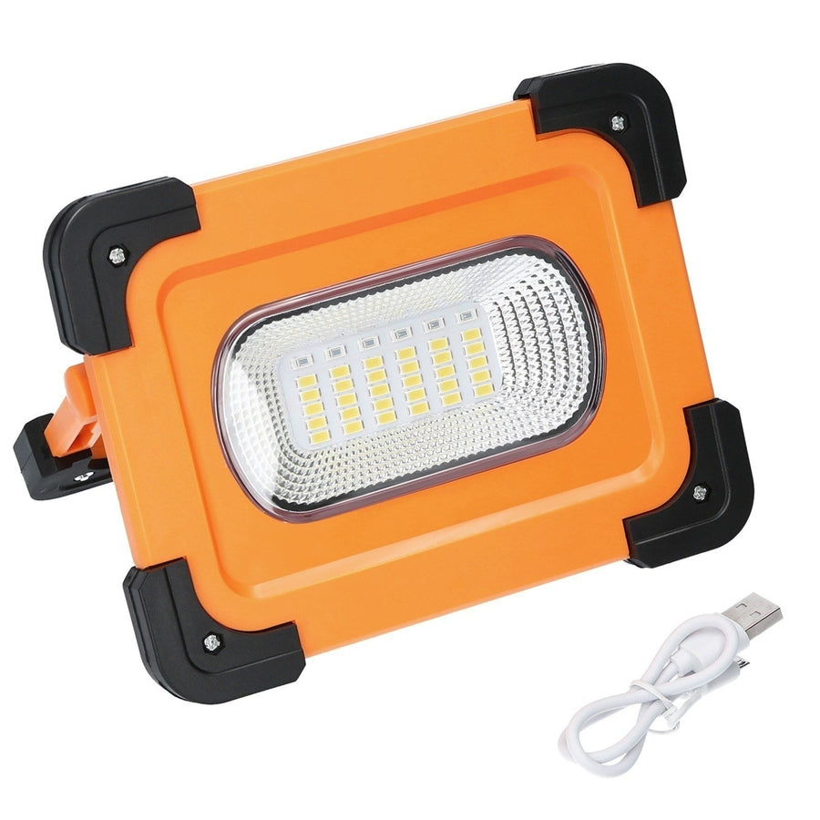 LED Solar Lamp Portable Floodlighting Lamp 4 Lighting Modes Strong Magnetic Adsorption Image 1