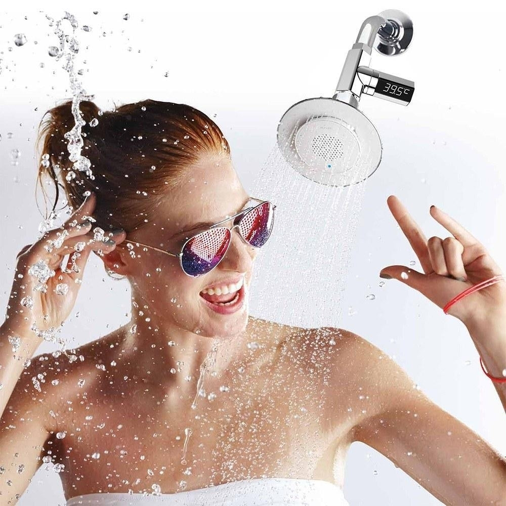 LED Shower Thermometer Digital Shower Celsius Temperature Display Shower Head Image 8