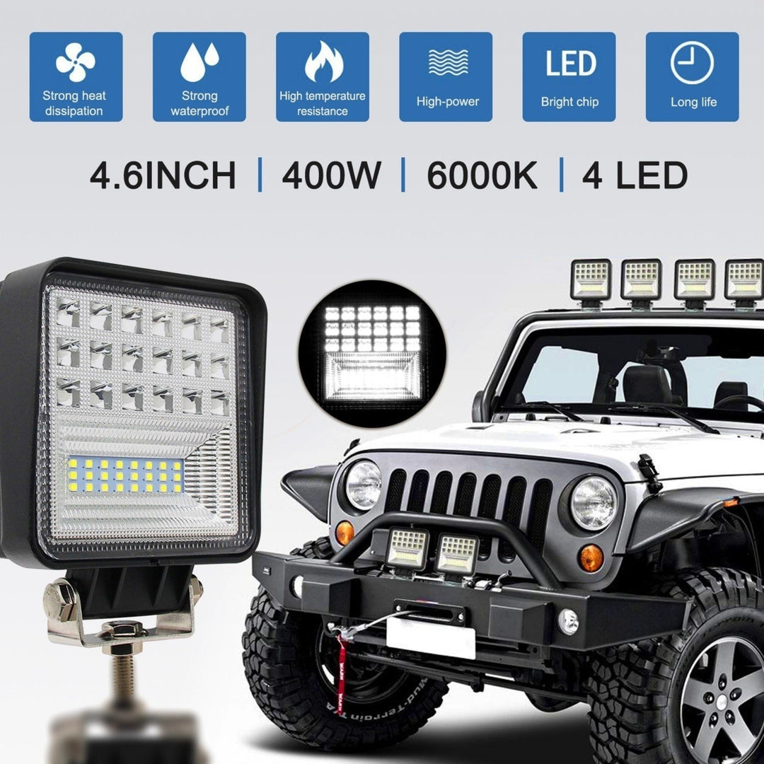 LED Work Light Bar Flood Spot Beam Offroad Car Truck Daylight Refitting Lamp Cross-country Image 7