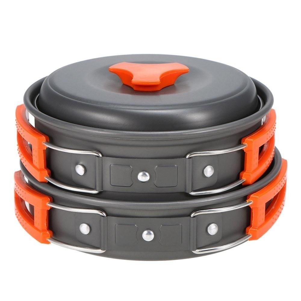 Lightweight Aluminum Outdoor Stove Pot Pan Image 1