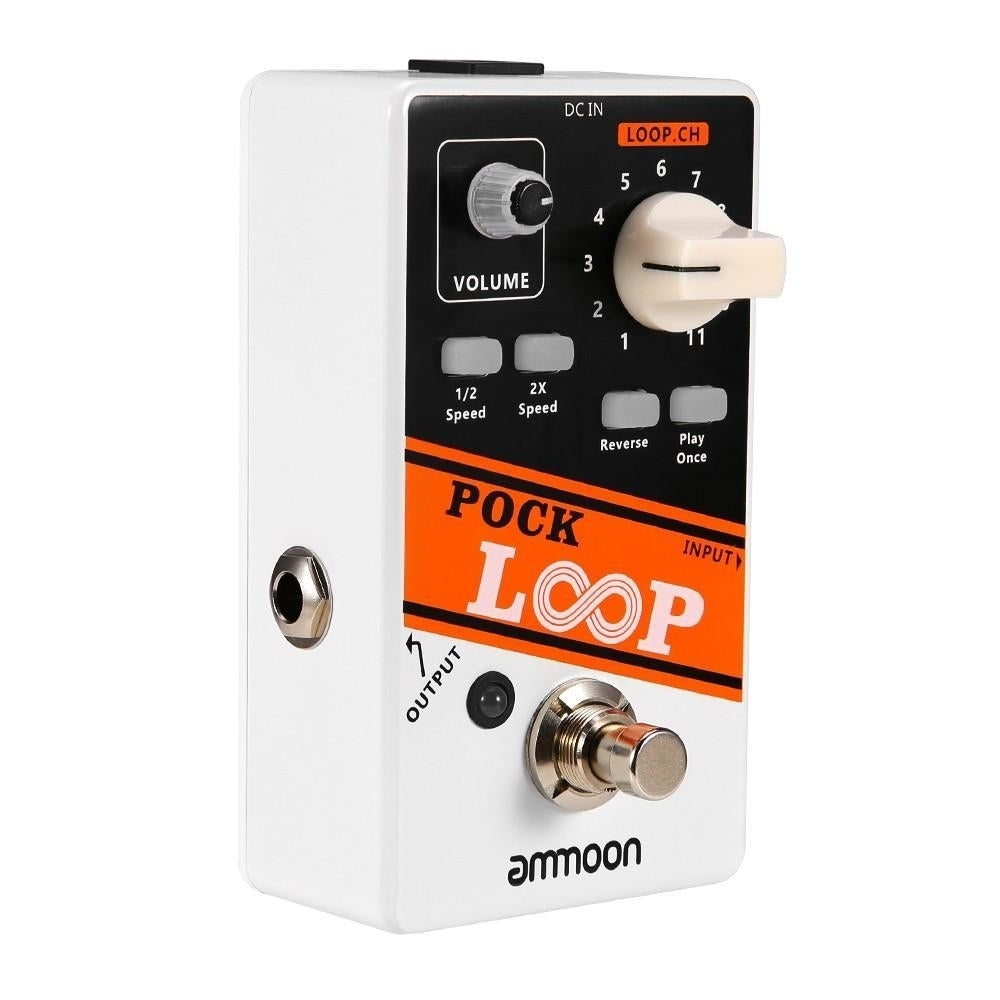 LOOP Looper Guitar Effect Pedal 11 Loopers Recording Time Supports 1,2 and 2X Speed Playback Reverse Functions True Image 2