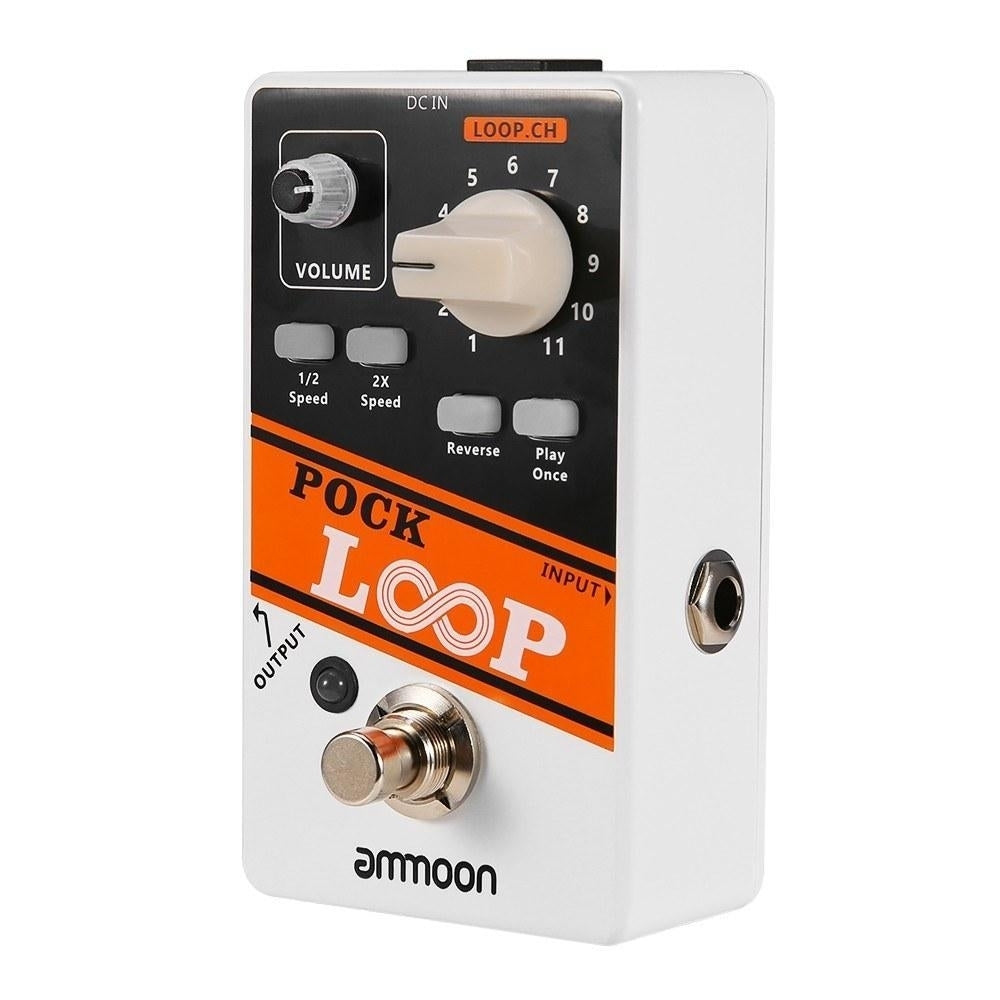 LOOP Looper Guitar Effect Pedal 11 Loopers Recording Time Supports 1,2 and 2X Speed Playback Reverse Functions True Image 3