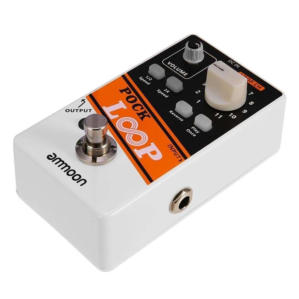 LOOP Looper Guitar Effect Pedal 11 Loopers Recording Time Supports 1,2 and 2X Speed Playback Reverse Functions True Image 4