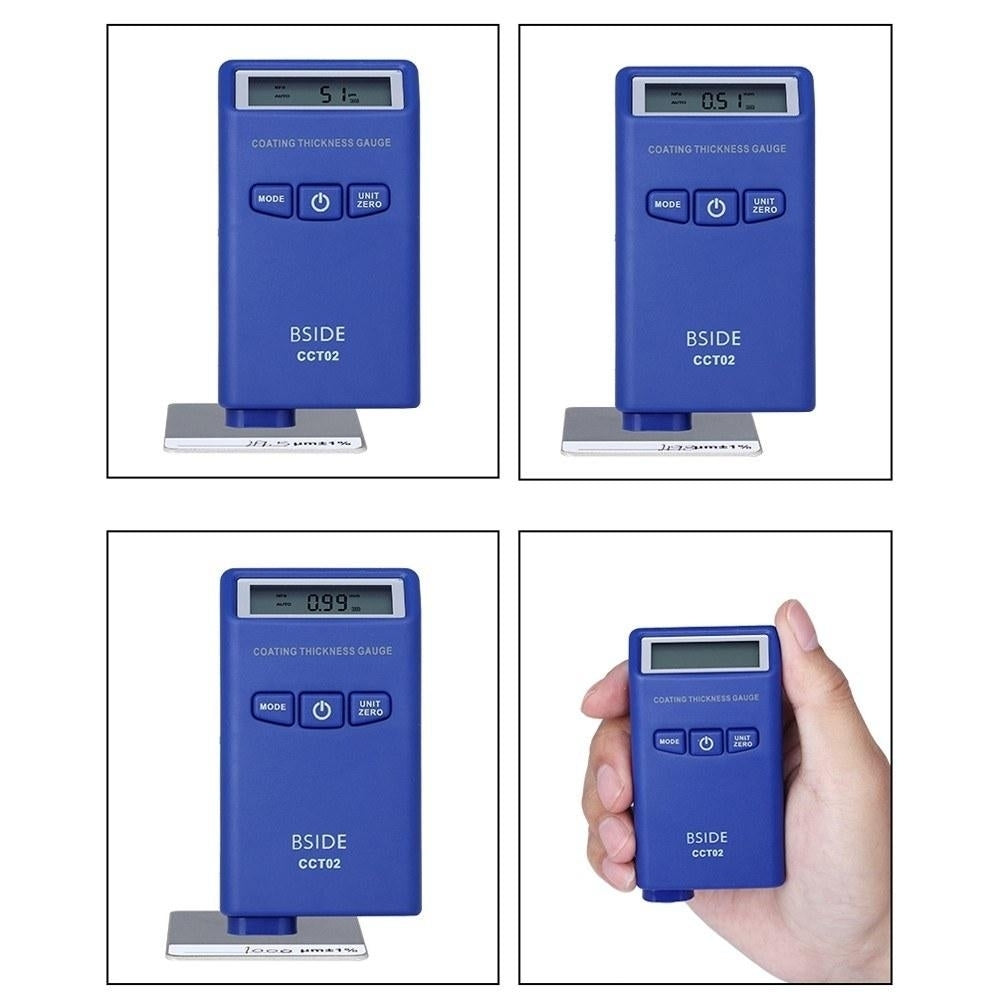 Mini LCD Digital Coating Thickness Gauge Painting Tester Meter Image 7