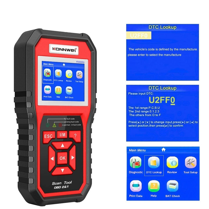 Multi-functional Auto Diagnostic Scanner Tools Car Tool Check Engine Automotive On-Board Machine Image 4