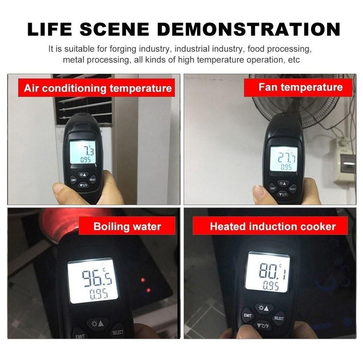 Non Contact Infrared Intelligent Temperature Measurement Multi-purpose High Precision Image 6