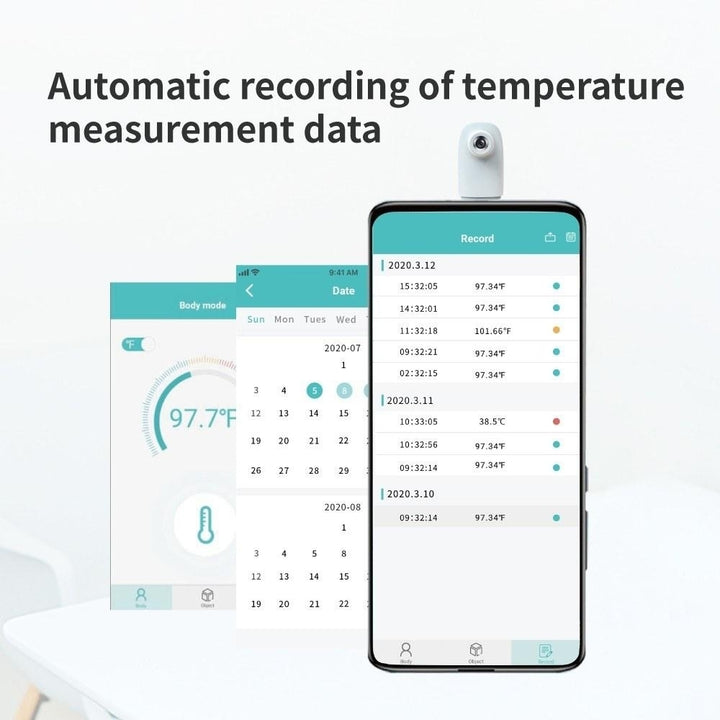 Non-contact Contactless IR Infrared Sensor Forehead Body, Object Thermometer ONLY Replacement for OTG Function Android Image 6