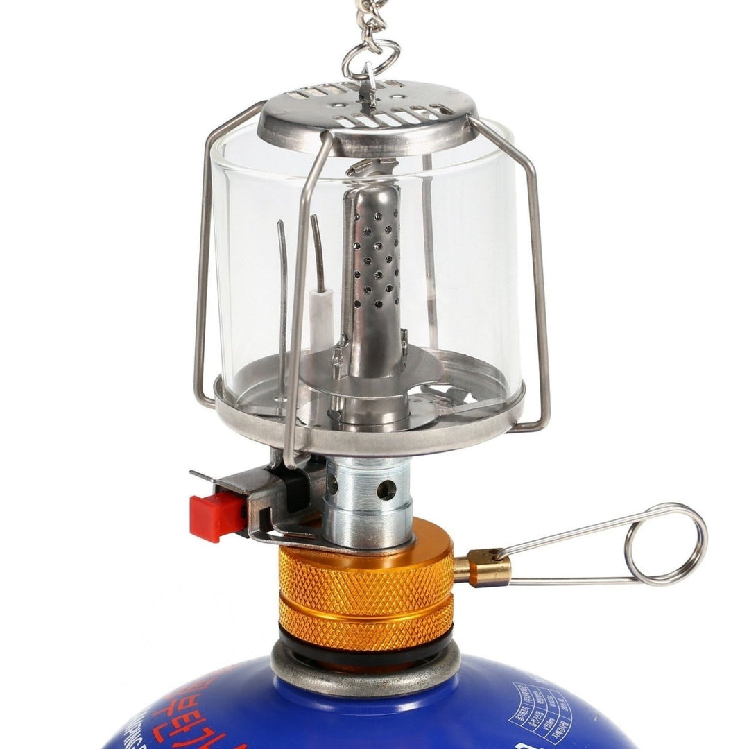 Outdoor Portable Camping Gas Lantern Piezo Ignition Mini Gas Tent Lamp Light Image 8