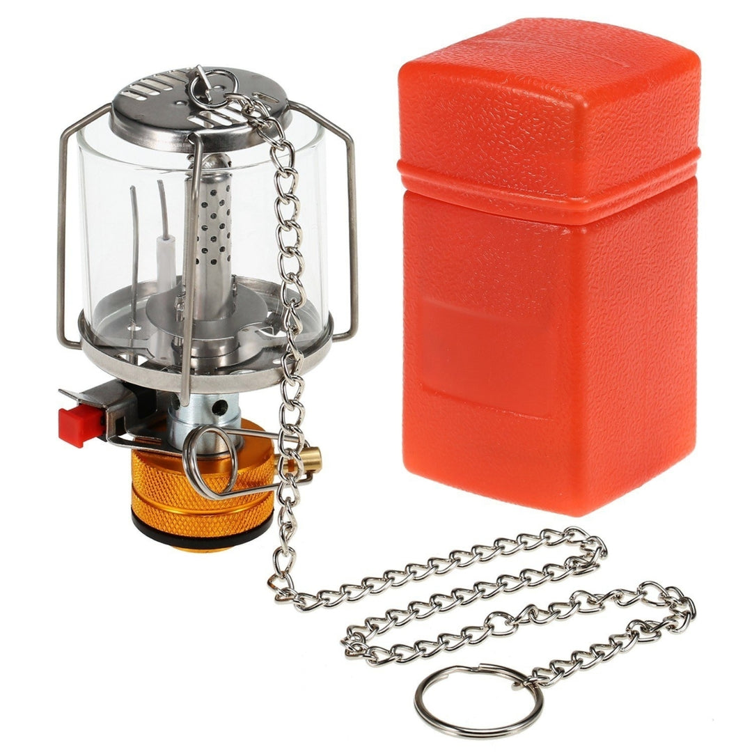 Outdoor Portable Camping Gas Lantern Piezo Ignition Mini Gas Tent Lamp Light Image 9