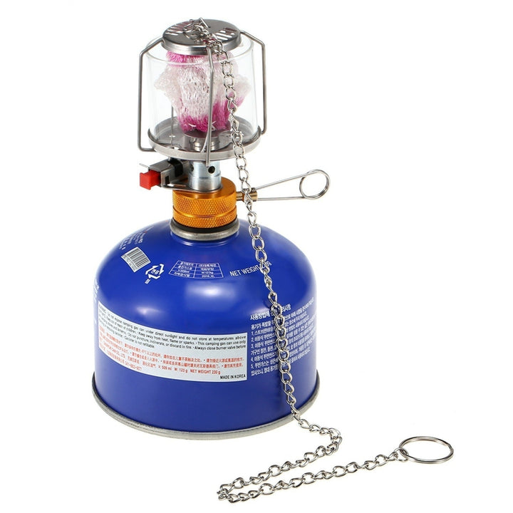 Outdoor Portable Camping Gas Lantern Piezo Ignition Mini Gas Tent Lamp Light Image 12