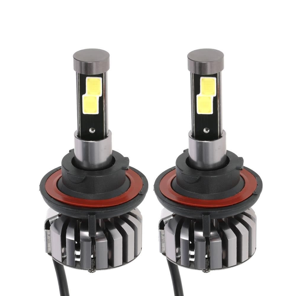 Pair of H13 DC 12V 40W 4000LM 6000K LED Headlight Lamp Kit Light Bulbs Image 1