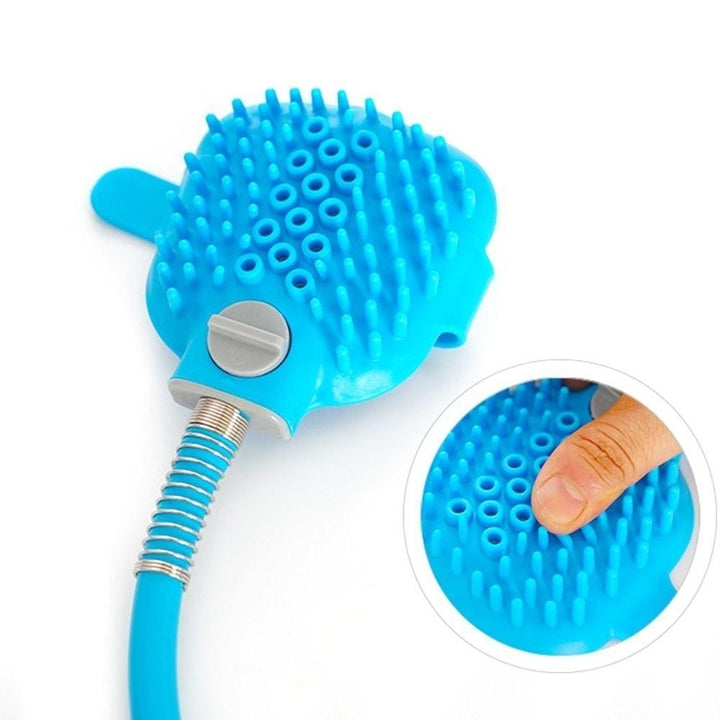 Pet Bathing Tool Sprayer and Scrubber in-One Dog Cat Horse Grooming Tool Image 2