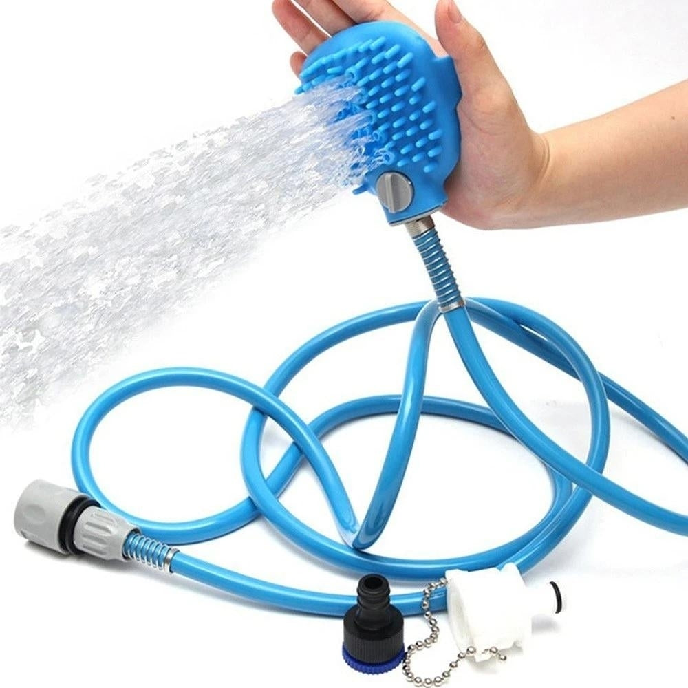 Pet Bathing Tool Sprayer and Scrubber in-One Dog Cat Horse Grooming Tool Image 8