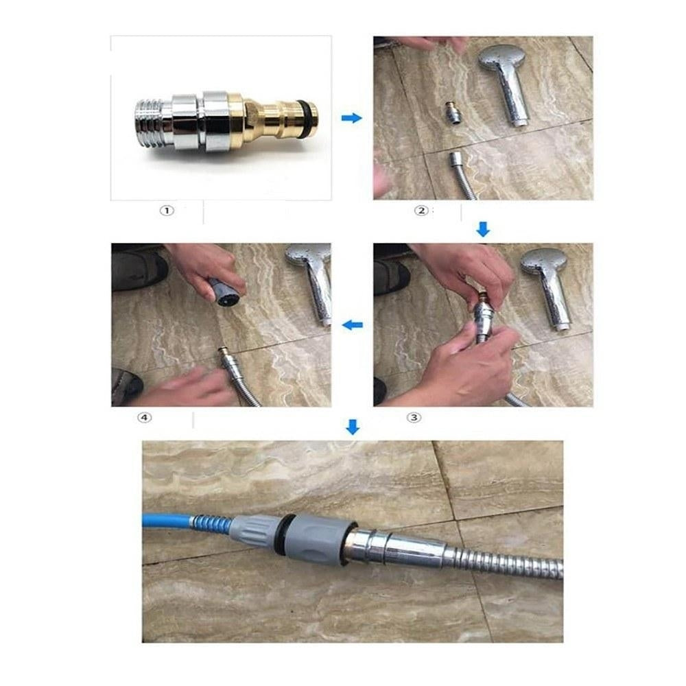 Pet Bathing Tool Sprayer and Scrubber in-One Dog Cat Horse Grooming Tool Image 12