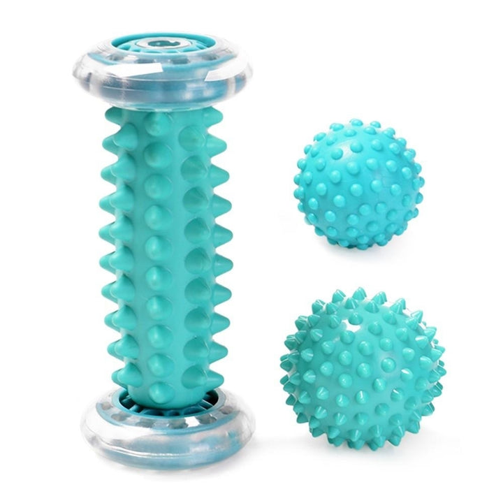 Plantar Fasciitis Foot Massage Roller with Spiky Massage Ball Image 1