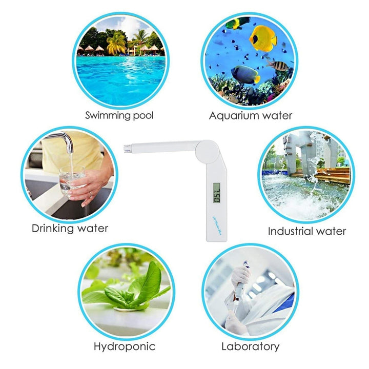 Pocket Folding PH Meter Digital Tester Detection 0-14 Measurement Range For Water Quality Image 10