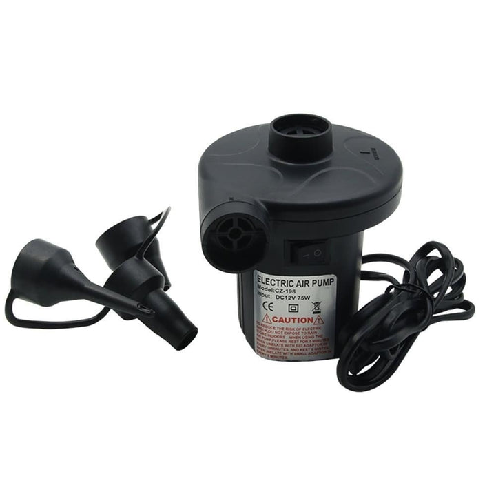 Portable Air Pump 12V Electric Multi-functional for Inflatables Mattress Raft Bed Image 4