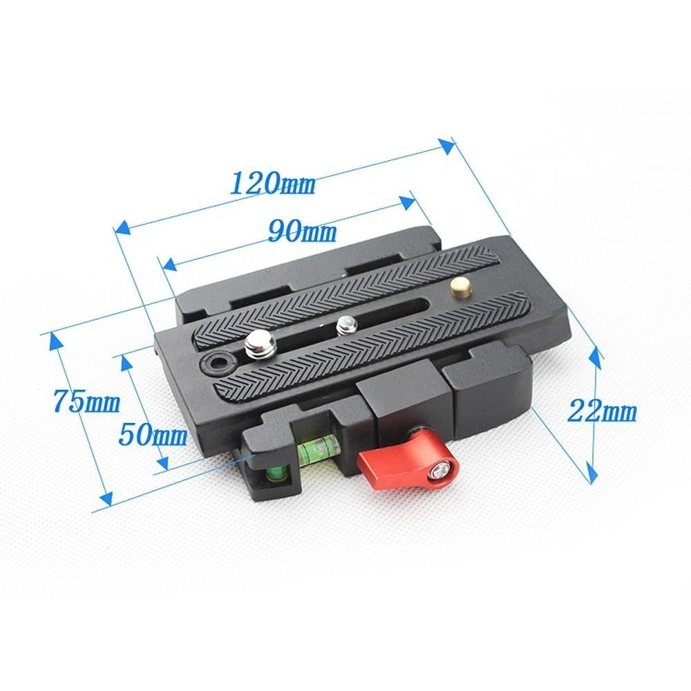 Quick Release Clamp Adapter + Plate P200 Compatible for Manfrotto 501 500AH 701HDV 503HDV Q5 Image 9