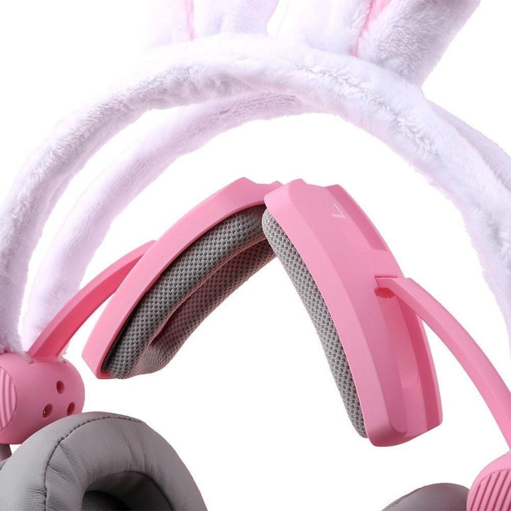 Rabbit Ears Headset 3.5mm Gaming Passive Noise Cancelling 7.1 Virtual Channel Live Image 7